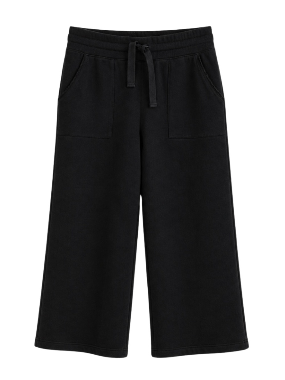 4/$20➡️ Reitmans Shambhala Black Capri Joggers Raw Hem – Size Large GUC/Fair